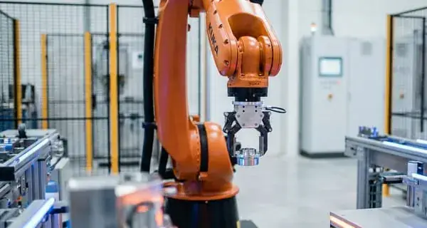 Robot cell commissioned in a production facility